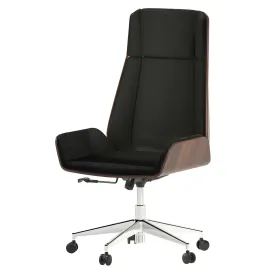 Hazel high back leather chair